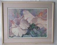 T. Carli Oliver, Two Hibiscus Flowers, Print