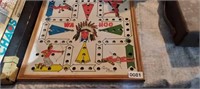 MID CENTURY  WA HOO MARBLE GAME