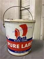 RATH PURE LARD 8 LB TIN W/ LID