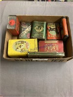 ASSORTED TOBACCO TINS