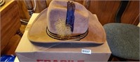 VERY NICE USA MADE SUEDE HAT SIZE LARGE