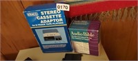 CASSETTE ADAPTER AND AUDIO BIBLE