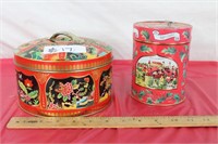 2 Vintage Tins