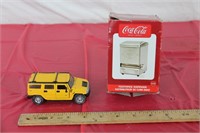 Coke Dispenser & Toy Truck