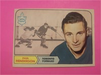 PAUL HENDERSON 1968-69 OPC CARD