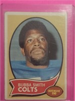 BUBBA SMITH COLTS STAR 1970S TOPPS CARD