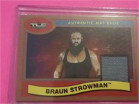 BRAUN STROWMAN MAT PATCH CARD#ED 43 OF 99