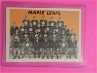 1965-66 TOPPS TORONTO MAPLE LEAFS TEAM PICTURE CAR
