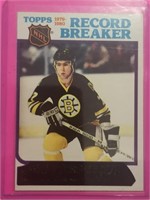 1980-81 TOPPS RAY BOURQUE ROOKIE LEADER