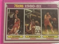 1981-82 TOPPS BASKETBALL CARD ERVING