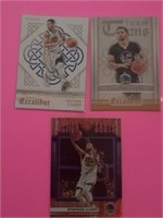 STEPHEN CURRY 3 CARD LOT