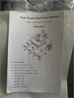 Dual Display Heat Press Machine
