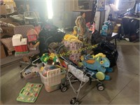 Large Lot: Children's Toys, Dressing Chair
