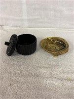 Vintage ashtray and candy holder