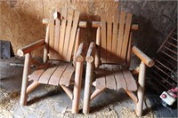 Log Patio Chairs
