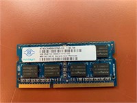 Dell/Nanya 4gb pc3-10600 laptop memory