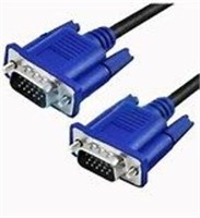 6FT Dell 15 pin M/M VGA monitor cable -Blue ends