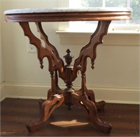 Lot #3548 - Victorian Walnut highly carved
