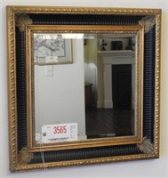 Lot #3565 - Designer style beveled glass gold