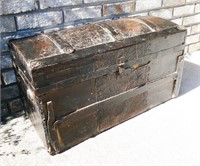 Antique Camelback Chest