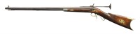 MOORE HALF STOCK PERCUSSION RIFLE.