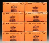 GROUPING OF 500 SMITH & WESSON PISTOL AMMUNITION.