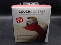 NIB Couch Coaster-Ultimate Drink Holder #2 Red