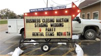 Towable Advertising Sign,