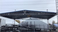 Applied Electronics 40'x28' Peak Tower Stage Roof,