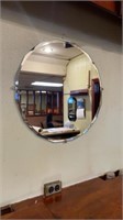 2 - 24” round wall mirrors