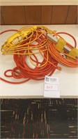 Electrical cords and trouble light