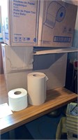 Case of toilet paper and paper towels