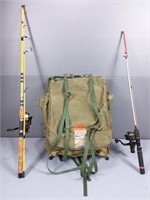 Venturer Hiking Pack, Eagle Claw Fishing Rod