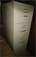Metal Filing Cabinet 4-Drawers Lockable 28.5" x
