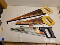 Buck Bros Saws 20 & 15 and Stanley saw 12