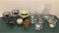Large Group Of Misc Candle Holders