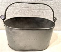 N & WRY Oblong Galvanized Bucket