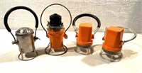 Lot of 4 Battery Lanterns Starlite, Conger, other