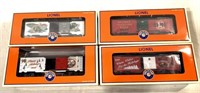 Lot of 4 Lionel Train Cars NIB