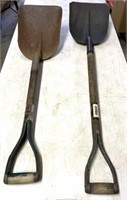 Pair of B.& O. Railroad Scoop Shovels