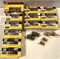 18 Caterpillar Vehicles & Army Tanks