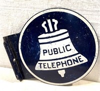 Bell Telephone Sign  As Is