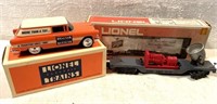 Lot of 3 - Lionel Car and (2) Train Cars