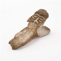 Carved Bone Oar Rest from Ancient Easter Islands