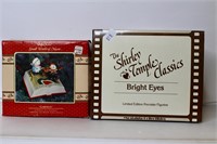 Garfield Music Box and Shirley Temple Collectible