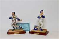 Pair of Sports Impressions Figurines