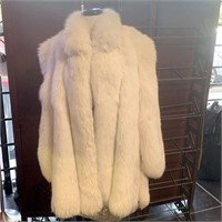 White Medium fur jacket