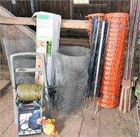 Fencing supply lot: