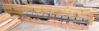 Pile of pressure treated lumber:
