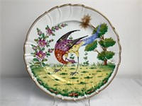 Chelsea Porcelain Bird Plate